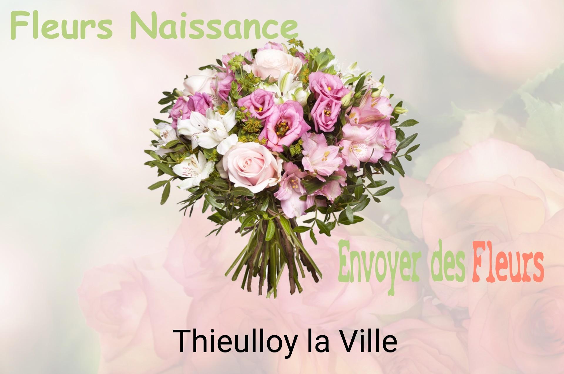 Bouquet de fleurs de naissance livré à Thieulloy-la-Ville